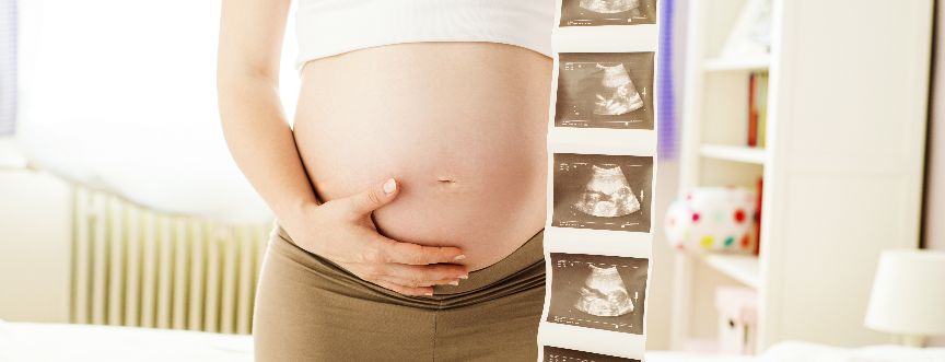 USG połówkowe wykonuje się miedzy 18. a 22. tygodniem ciąży.