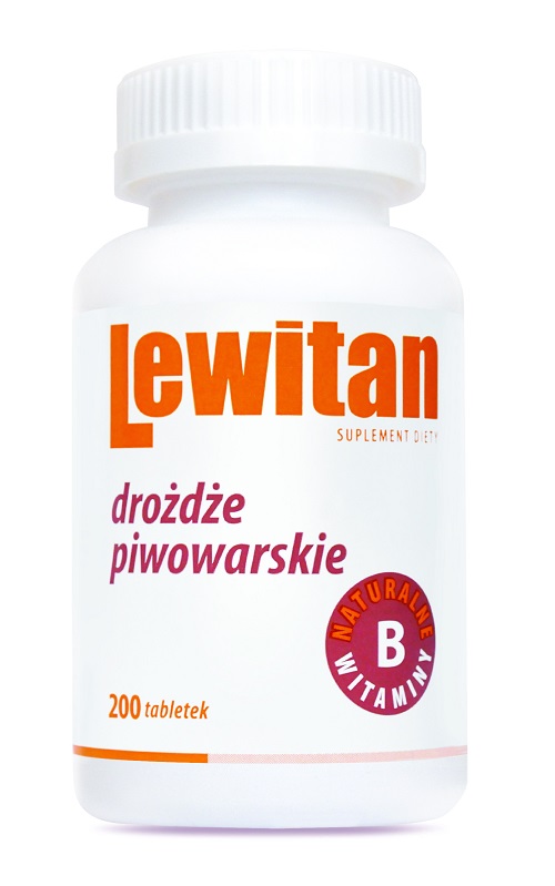 Lewitan - suplement diety zawierający drożdże piwowarskie