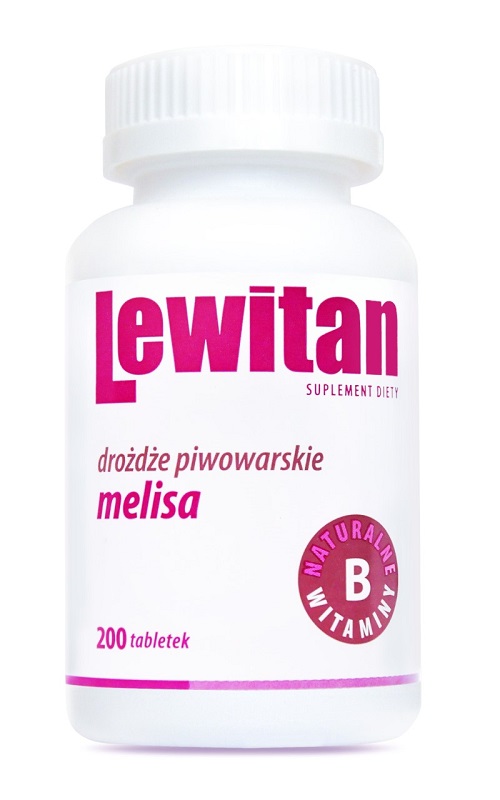 Lewitan - suplement siety z drożdżami piwowarskimi i melisą