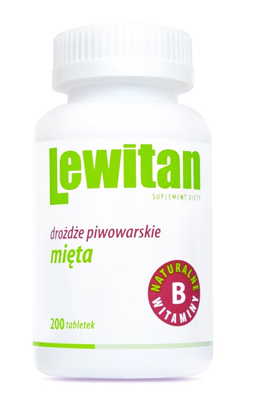 Lewitan - suplement siety z miętą i drożdżami piwowarskimi