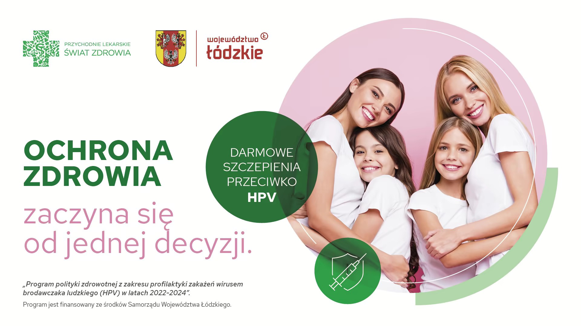 Zdjęcie do artykułu promującego darmowe szczepienia przeciwko HPV