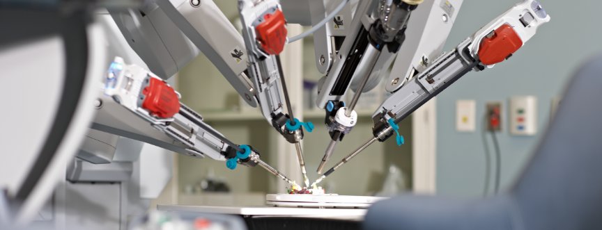 Robot da Vinci jest obecnie powszechnie wykorzystywany w medycynie.