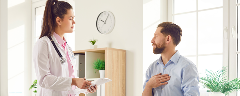 Ziarniakowatość Wegenera - pacjent z objawami diagnozowany przez lekarza